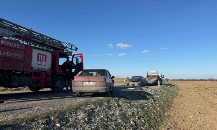 Afyonkarahisar’da kaza 3 yaralı