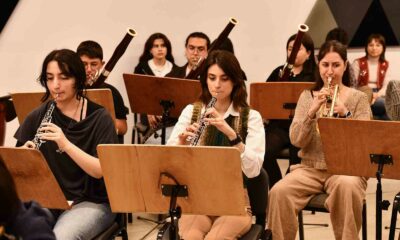 Tepebaşı Çocuk ve Gençlik Senfoni Orkestrası konsere hazırlanıyor