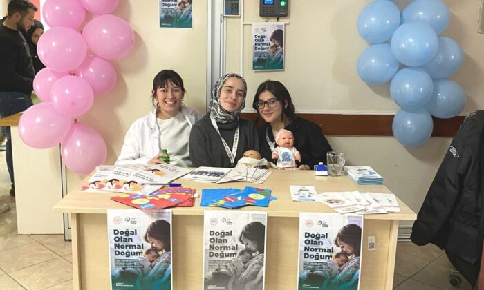 Hisarcık Devlet Hastanesinde doğum standı