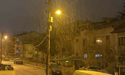 Eskişehir’de kar yağışı başladı