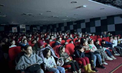 Bilecik’te tatilde çocuklar sinema keyfi yaşadılar