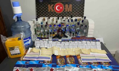 Kütahya’da sahte alkol ve sigara operasyonu: 2 kişi tutuklandı