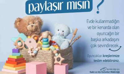 Odunpazarı Belediyesi’nden çocuklarla oyuncak dayanışması