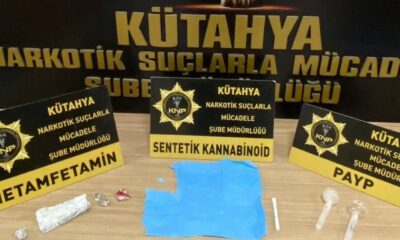 Kütahya’da uyuşturucu operasyonu: 3 kişi tutuklandı