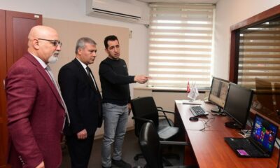 Rektör Adıgüzel Engelliler Araştırma Enstitüsü’nü ziyaret etti