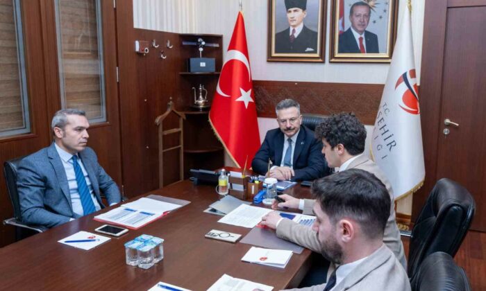 Vali Aksoy’a BEBKA projeleriyle ilgili bilgilendirme sunumu yapıldı