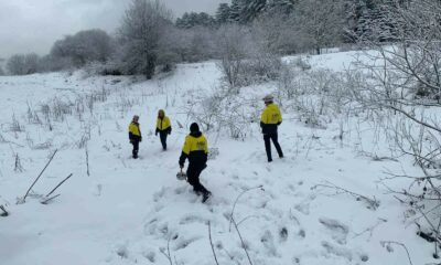 Bilecik’te dün kaybolan kadını arama çalışmaları zorlu hava şartlarına rağmen devam ediyor
