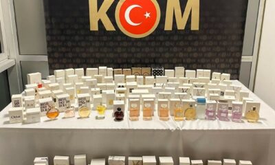 Kütahya’da 194 adet gümrük kaçağı parfüm ele geçirildi