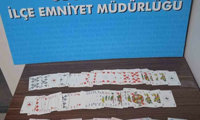 Dernekte yasadışı kumar oynayan 5 kişiye 46 bin 235 lira ceza