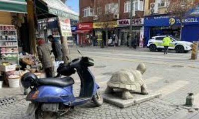 Polisin denetim yaptığı yere motosikletini hatalı park etti, cezayı yedi