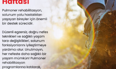 Eskişehir İl Sağlık Müdürü Doç. Dr. Yaşar Bildirici’den;  PULMONER Rehabilitasyon haftası
