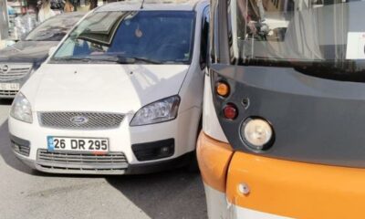 Tramvay kazası sonrası Seferler aksadı