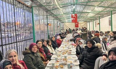 İftar yemeği her akşam bir aileden