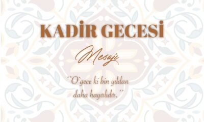 Vali Aksoy’dan Kadir Gecesi mesajı