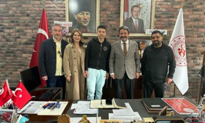 Şampiyon Sporcumuz Arda Kuçbay’dan Ziyaret