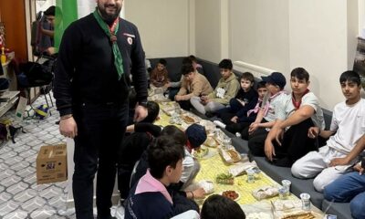 Simav’da Diyanet İzcileri iftarda buluştu
