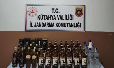 Kütahya’da 44 litre sahte içki ele geçirildi