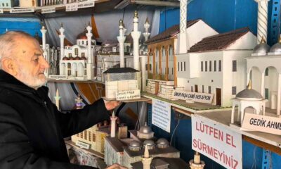 Kur’an-ı Kerim ve hadislerden etkilenerek minyatür cami ustası oldu