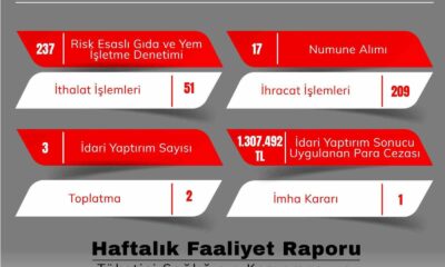 Eskişehir’de 237 gıda işletmesi denetlendi