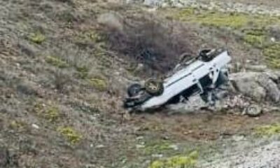 Takla atan otomobilde 1 kişi öldü, 1 kişi yaralandı