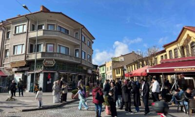 Odunpazarı’nda bayramın ikinci gününde de turist yoğunluğu devam ediyor