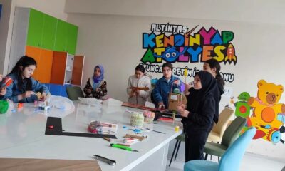 Altıntaş’ta “Minikler İçin Tasarlıyor, Minikler İçin Üretiyoruz” projesi