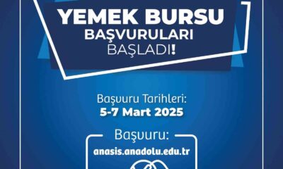 Anadolu Üniversitesi’nde yemek bursu başvuruları başladı
