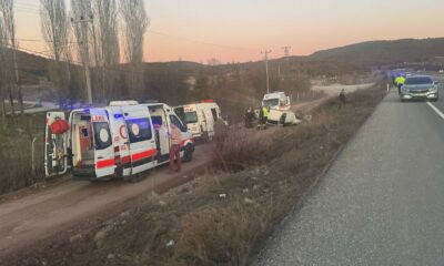 Tavşanlı’da trafik kazası; 2 yaralı