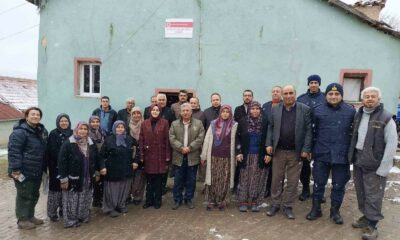 Kaymakam köy sakinleri ile bir araya geldi