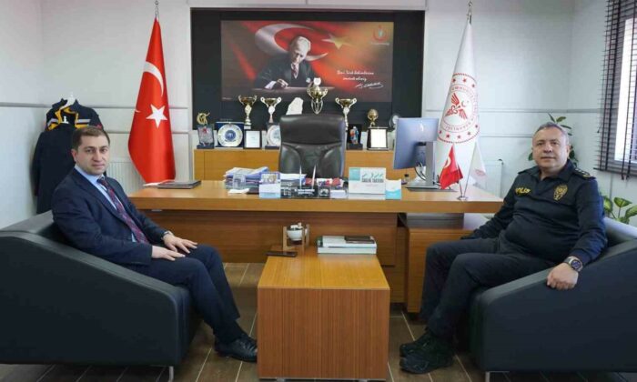 İl Emniyet Müdürü ve Sağlık İl Müdürü bir araya geldi
