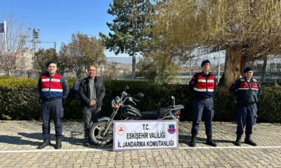 Beylikova’da çalışan motosiklet aynı gün il merkezinde ele geçirildi