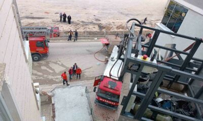 Bozüyük’te maddi hasarlı ev yangını