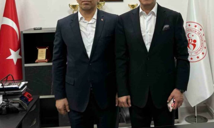 Nebi Hatipoğlu’ndan Beylikova Gençlik ve Spor Müdürlüğü’ne ziyaret