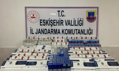 Kaçak sigara satan şüpheli jandarmadan kaçamadı