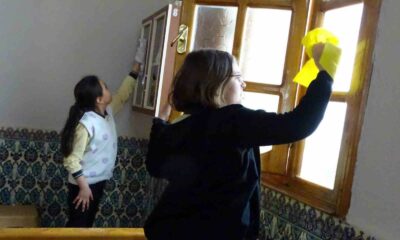 Hisarcık ortaokul öğrencilerinden örnek davranış