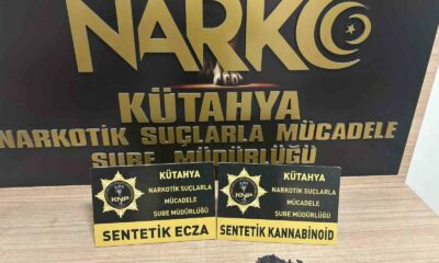Kütahya’da uyuşturucu ticareti yapan 2 şüpheli tutuklandı