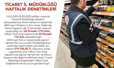Eskişehir Ticaret İl Müdürlüğü haftalık denetimlerini sürdürüyor