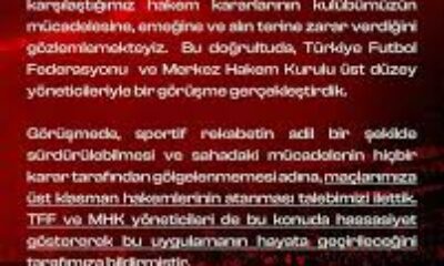 Eskişehirspor’dan maçlara üst klasman hakemler atanması talebi