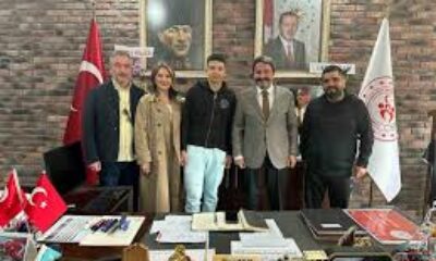 Şampiyondan Gençlik ve Spor İl Müdürü’ne ziyaret