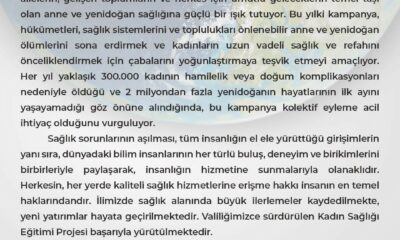 Eskişehir Valisi Aksoy’dan Dünya Sağlık Günü mesajı