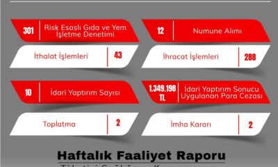 Eskişehir’de gıda denetimlerinde 301 işletme kontrol edildi