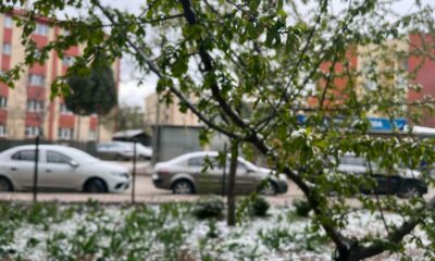 Eskişehir’in yüksek kesimleri karla kaplandı