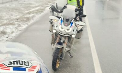 Kar ve tipiye yakalanan Eskişehirli motosikletli grup, Afyonkarahisar’da mahsur kaldı