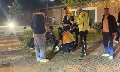 U dönüşü yapan ticari araç motosikletle çarpıştı: 1 yaralı