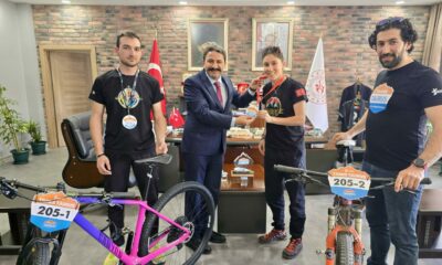 Trans Taurus Maratonu Şampiyonlarından GSB İl Müdürüne Ziyaret