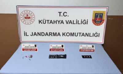 Kütahya’da jandarmadan uyuşturucu operasyonu: 3 gözaltı
