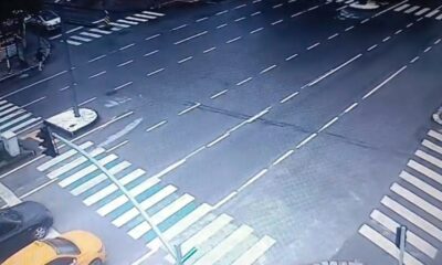 Kütahya’da deprem anı güvenlik kameralarına yansıdı