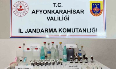 Sahte alkol üretip satan şahsı jandarma yakaladı
