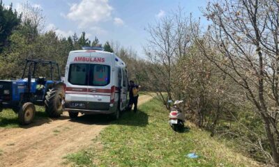 Bilecik’te motosikletin devrilmesi sonucu meydana gelen trafik kazasında 2 kişi yaralandı