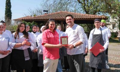 MasterChef yarışmacısı Görkem Ünal, Osmaneli’de öğrencilerle bir araya geldi